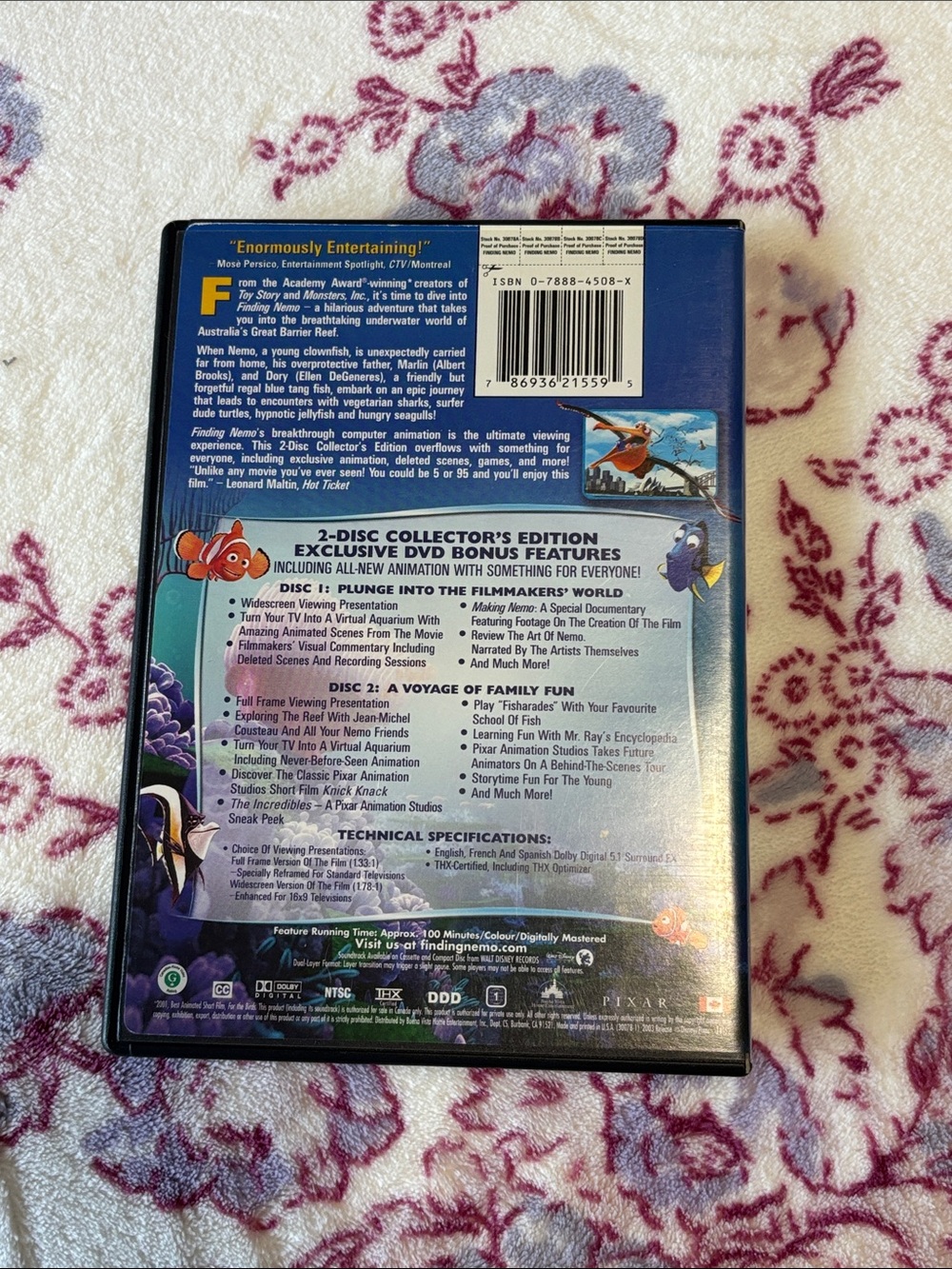 Finding Nemo 2 Disks - Picture 2 of 4